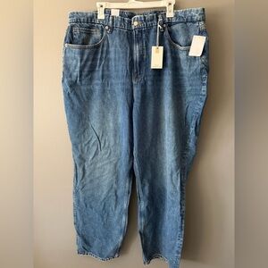 Good American Relaxed Fit Blue Jeans